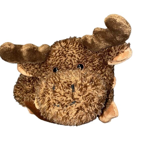 Mary Meyer Moose Plush Beanie Stuffed Animal Antlers Forest Nursery Shower 11” - Picture 9 of 10